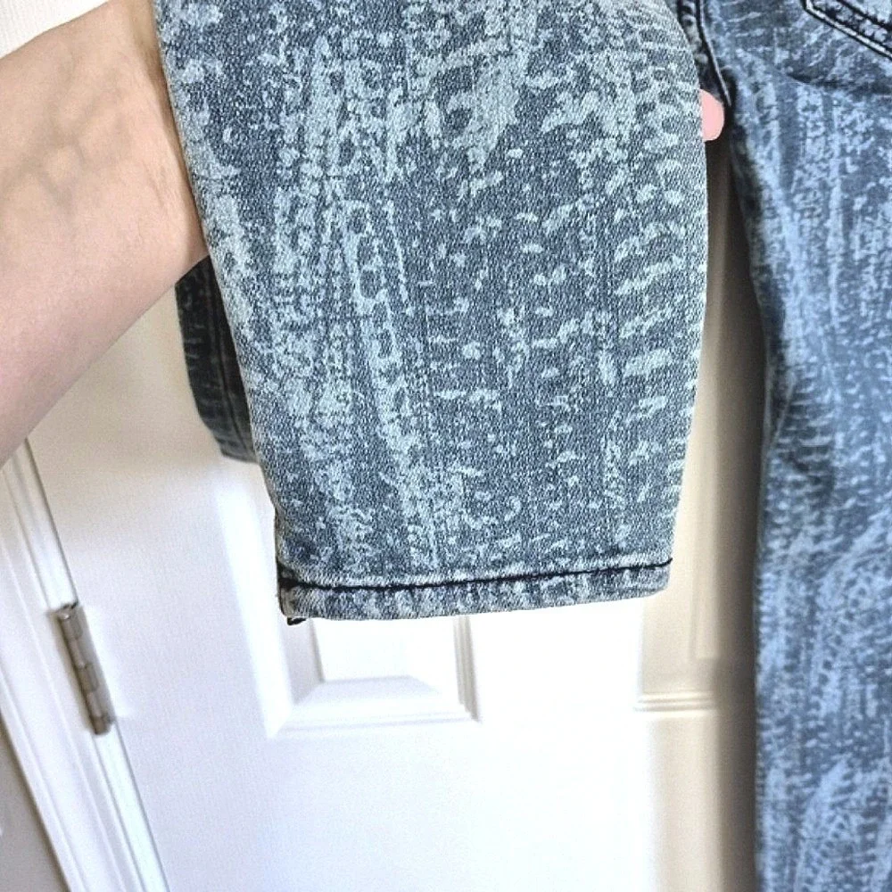 Free People Low Rise Blue Jeans Denim Skinny Pants Zip Ankles Womens 26 - Picture 14 of 16